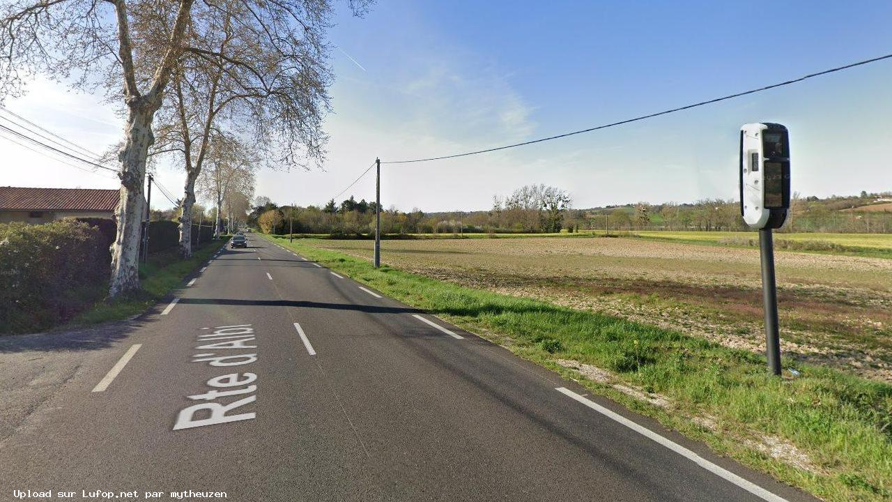 FRANCE photo du radar Saint-Nauphary D999 - Route d´Albi 82 - Tarn-et-Garonne