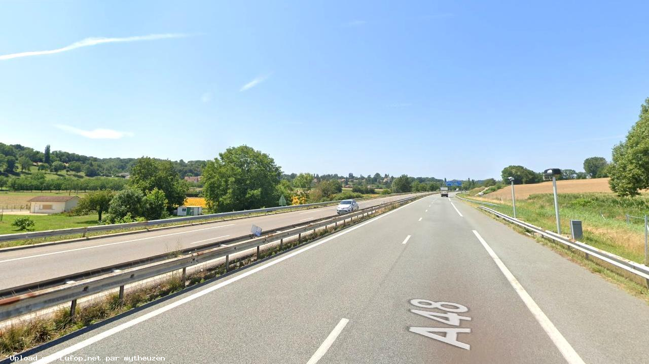 FRANCE photo du radar Sérézin-de-la-Tour A48 38 - Isère