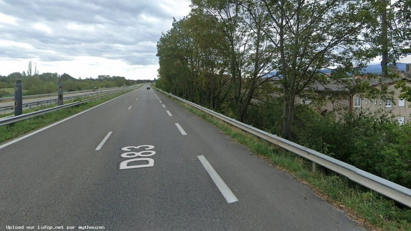 FRANCE photo du radar Rouffach D83 68 - Haut-Rhin FRANCE photo du radar Rouffach D83 68 - Haut-Rhin