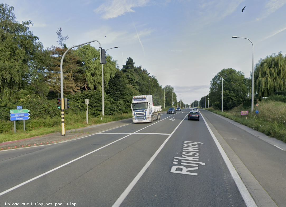 BELGIQUE photo du radar Lendelede N36 88 - Flandre-Occidentale