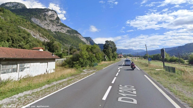 FRANCE photo du radar Magland - Oex D1205 74 - Haute-Savoie FRANCE photo du radar Magland - Oex D1205 74 - Haute-Savoie