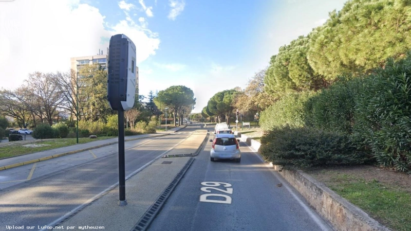 FRANCE photo du radar La Garde Avenue de la Paix 83 - Var