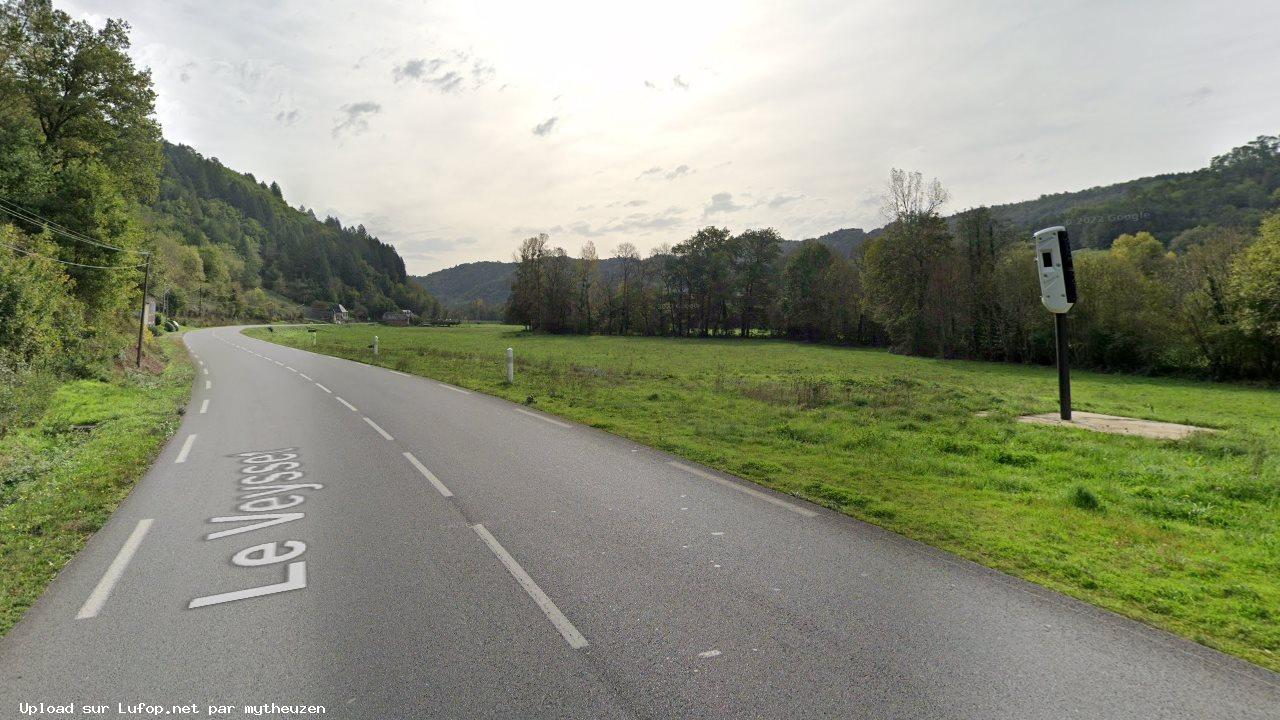 FRANCE photo du radar Saint-Chamant D1120 19 - Corrèze