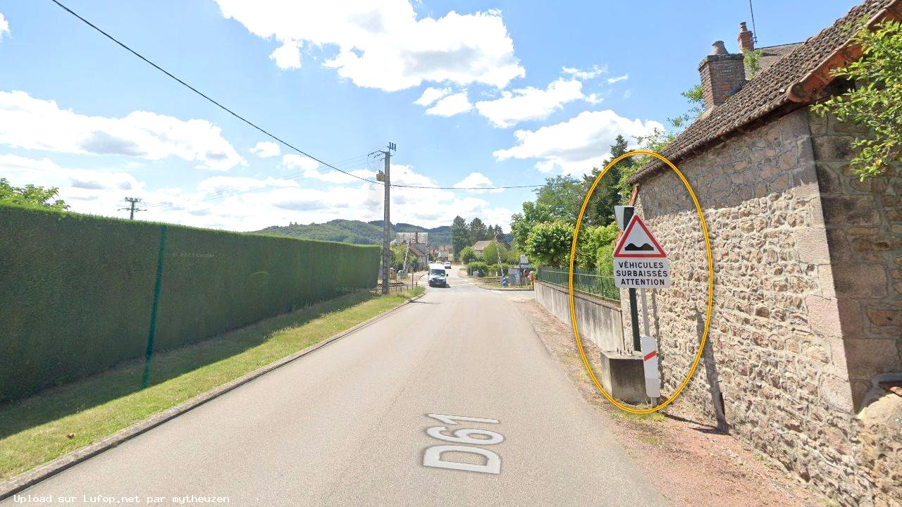 FRANCE photo du radar Mesvres D61 71 - Saône-et-Loire