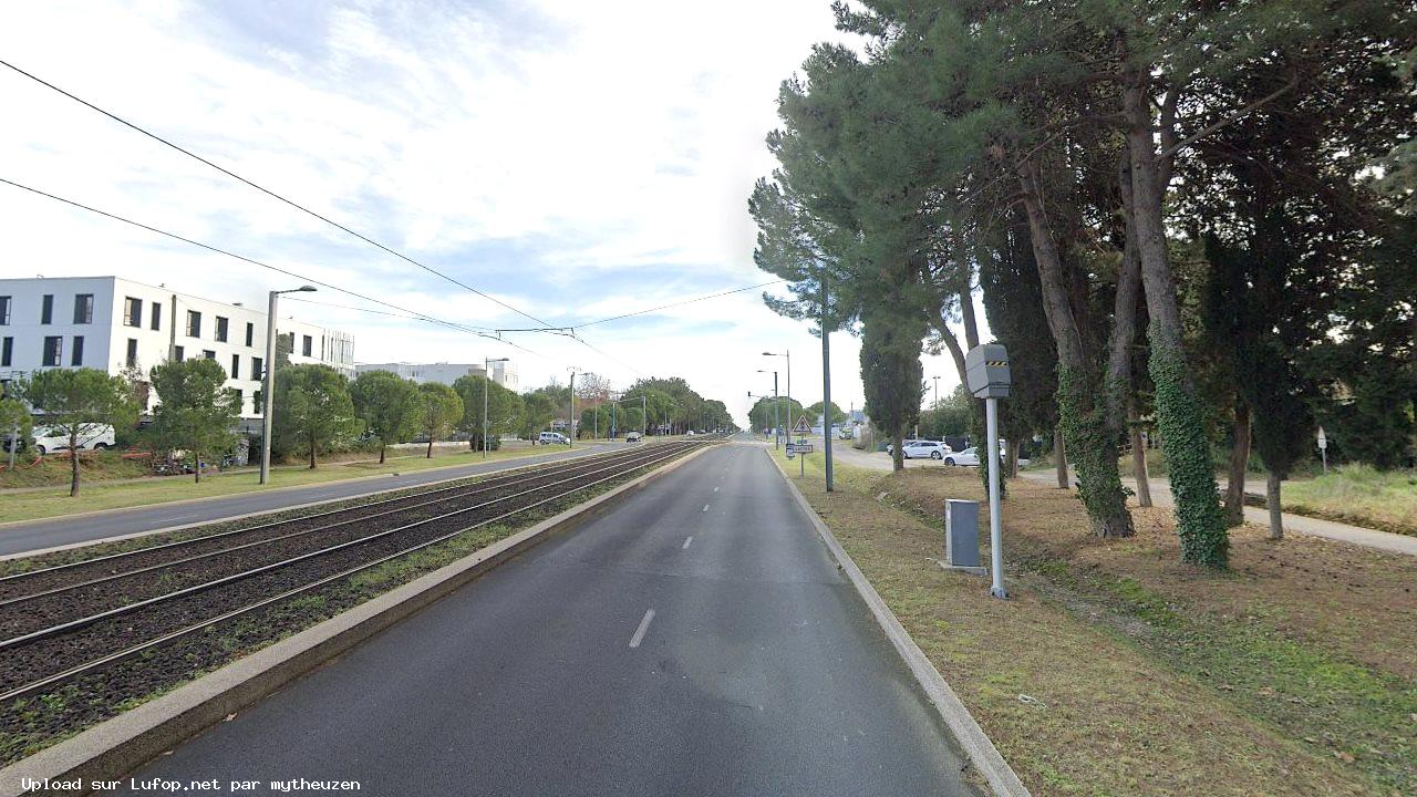 FRANCE photo du radar Boirargues Avenue Georges Frêche 34 - Hérault