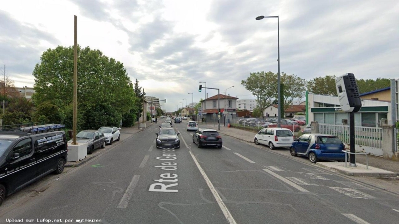 FRANCE photo du radar Vaulx-en-Velin Route de Genas 69 - Rhône