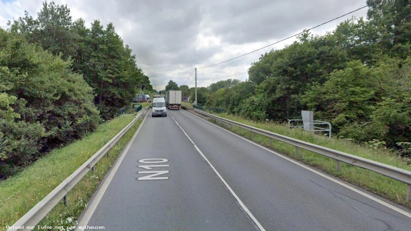 FRANCE photo du radar Saint-Amand-Longpré  N10 41 - Loir-et-Cher