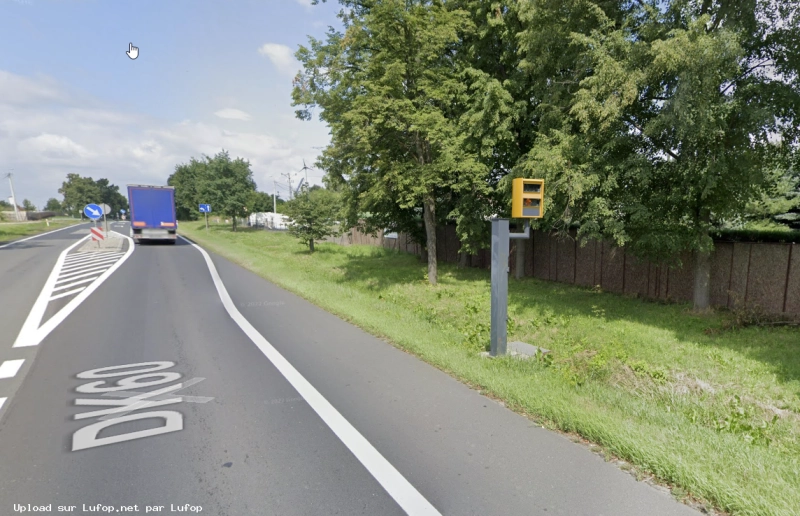 POLOGNE photo du radar gmina Kutno 60;92 99 - Voïvodie de Łódź