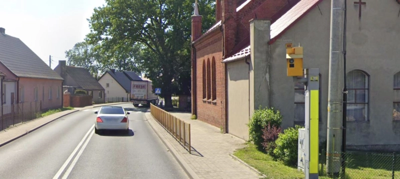 POLOGNE photo du radar Jabłonowo  78 - Voïvodie De Poméranie Occidentale