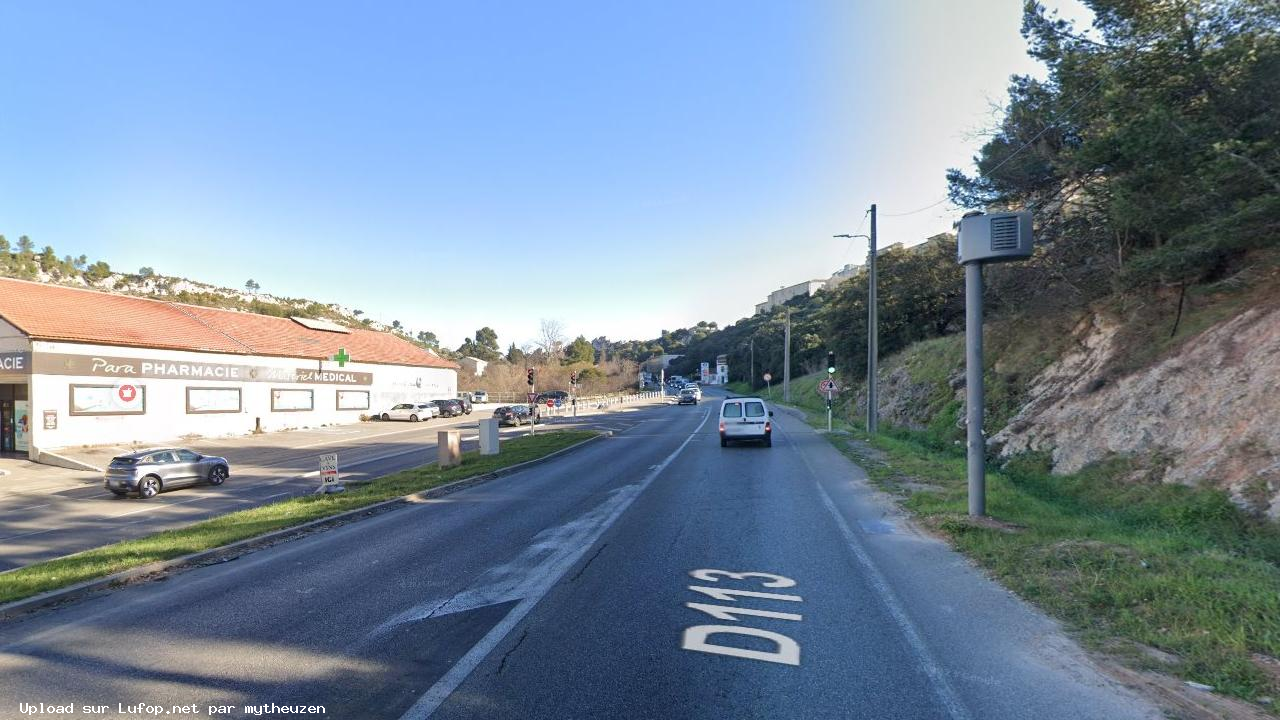 FRANCE photo du radar Les Pennes-Mirabeau  D113 13 - Bouches-du-Rhône