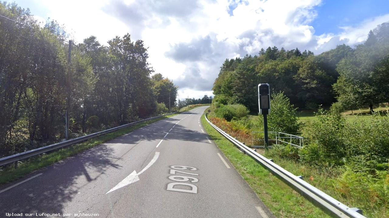 FRANCE photo du radar Saint-Victour D979 19 - Corrèze