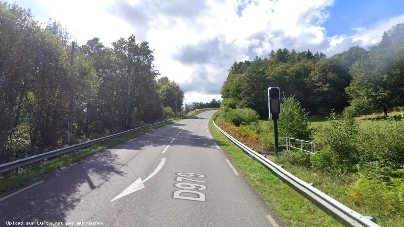 FRANCE photo du radar Saint-Victour D979 19 - Corrèze