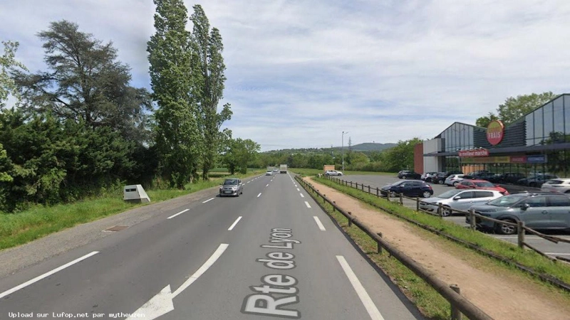 FRANCE photo du radar Lozanne Chemin du Vavre 69 - Rhône