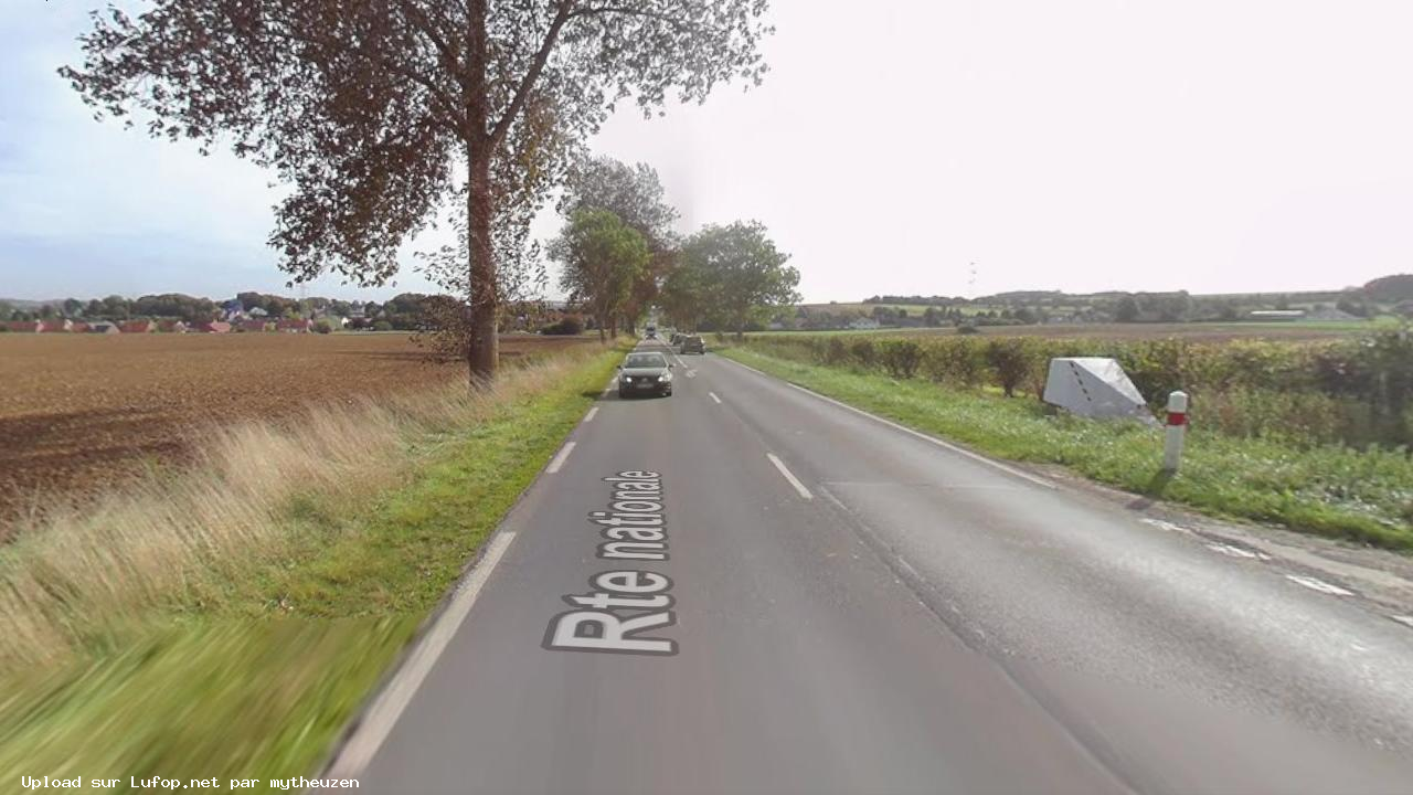 FRANCE photo du radar Aubigny-en-Artois Route Nationale 62 - Pas-de-Calais