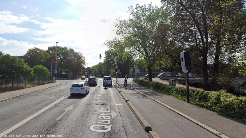 FRANCE photo du radar Strasbourg Quai Louis Pasteur 67 - Bas-Rhin