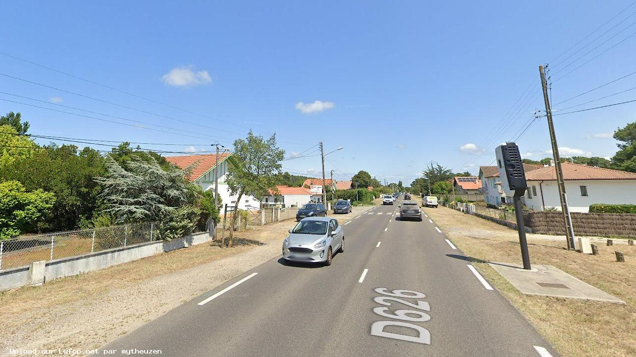 FRANCE photo du radar Mimizan D626 40 - Landes