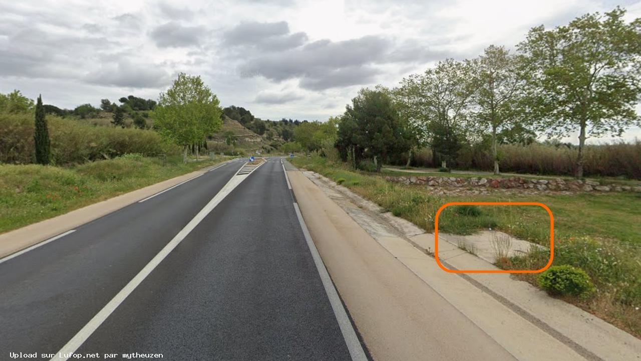 FRANCE photo du radar Montady Canagues Neuves 34 - Hérault