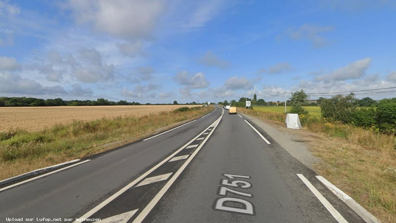 FRANCE photo du radar Chaumes-en-Retz D751 44 - Loire-Atlantique