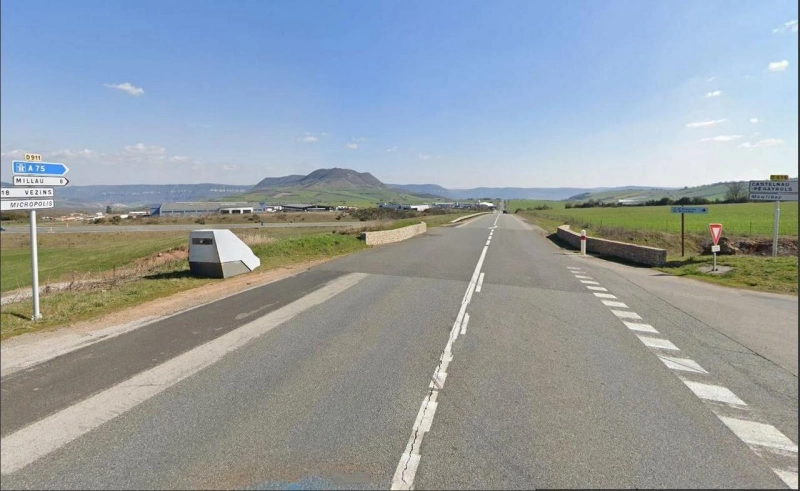 FRANCE photo du radar Millau Rue de Vinnac 12 - Aveyron