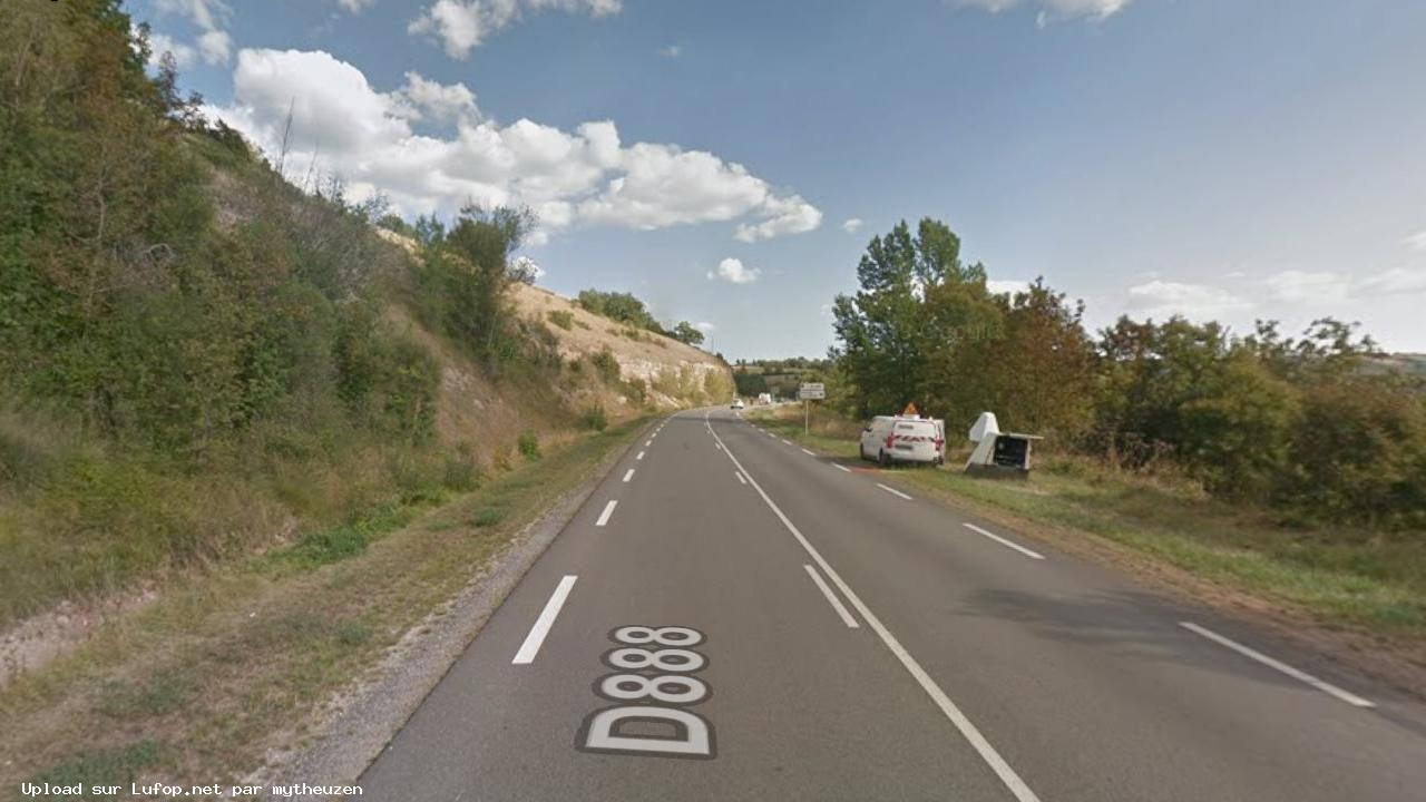 FRANCE photo du radar La Loubière D888 12 - Aveyron