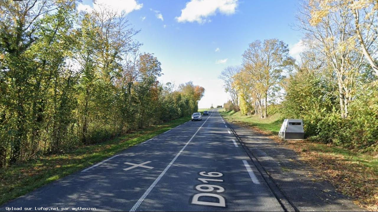 FRANCE photo du radar Saint-Just-en-Chaussée D916 60 - Oise