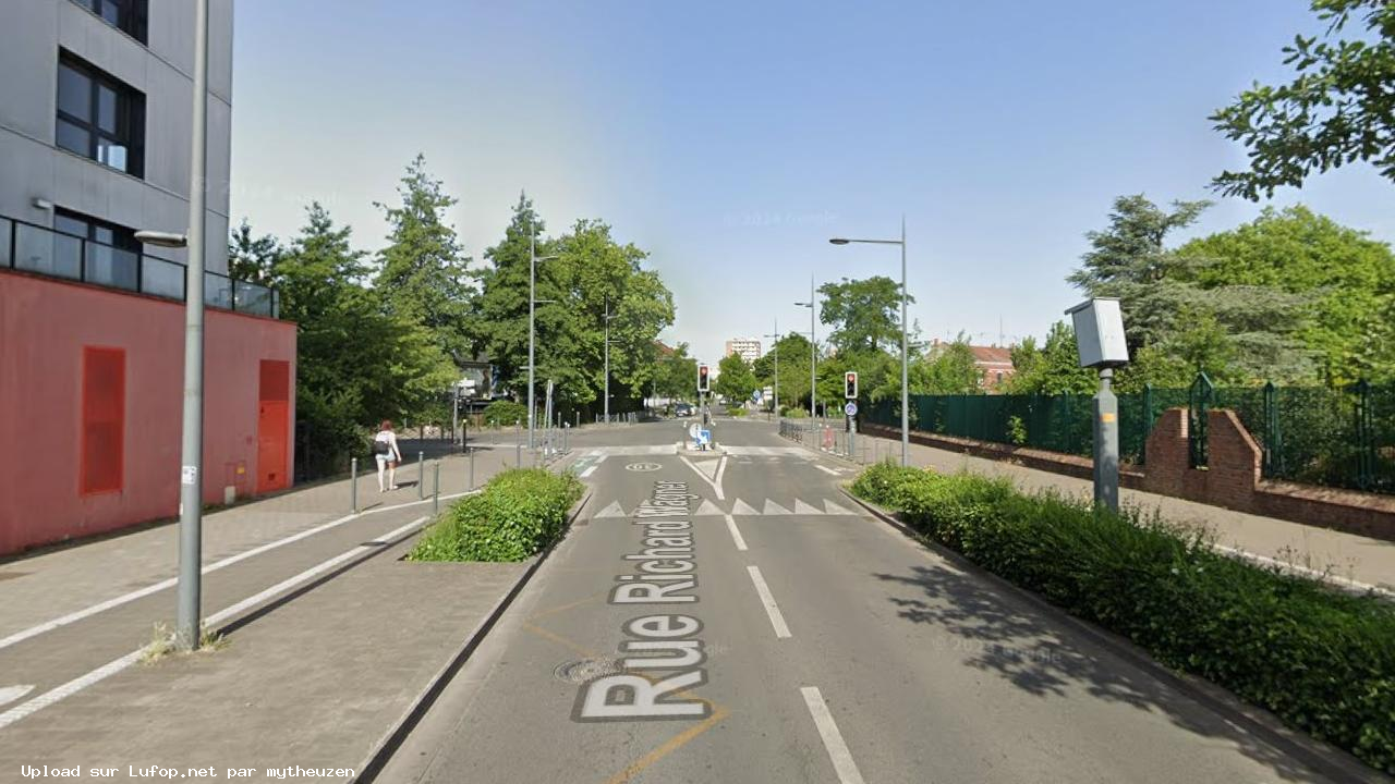 FRANCE photo du radar Lille Rue Richard Wagner 59 - Nord