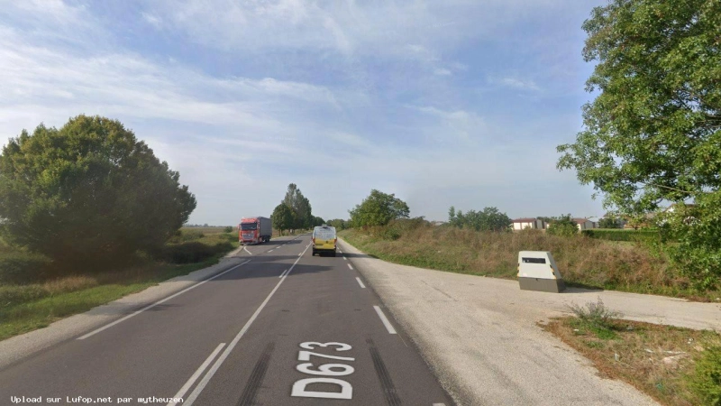 FRANCE photo du radar Tavaux Rue de la Colombière 39 - Jura