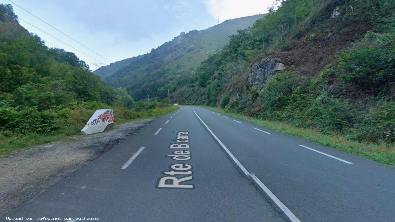 FRANCE photo du radar Ossès Bidarraiko errepidea 64 - Pyrenées-Atlantiques