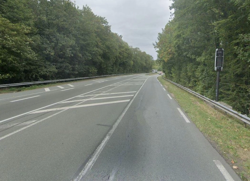 FRANCE photo du radar Epinay-Champlâtreux D316 51 - Marne FRANCE photo du radar Epinay-Champlâtreux D316 51 - Marne