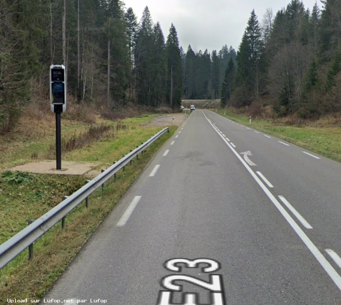 FRANCE photo du radar Touillon-et-Loutelet N57 25 - Doubs FRANCE photo du radar Touillon-et-Loutelet N57 25 - Doubs