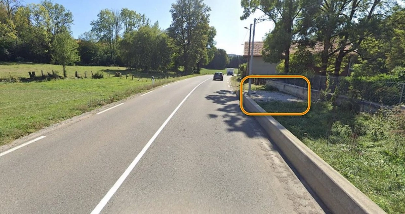 FRANCE photo du radar Aubonne Route Nationale 57 25 - Doubs