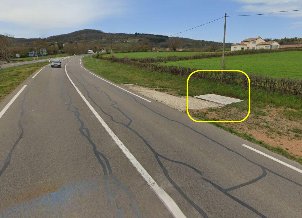 FRANCE photo du radar Cluny Route des Plaines 71 - Saône-et-Loire