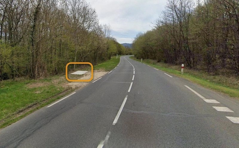 FRANCE photo du radar Lournand D980 71 - Saône-et-Loire FRANCE photo du radar Lournand D980 71 - Saône-et-Loire