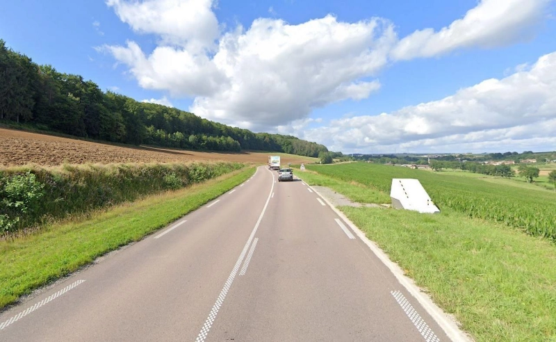 FRANCE photo du radar Valfroicourt Route de Vittel 88 - Vosges