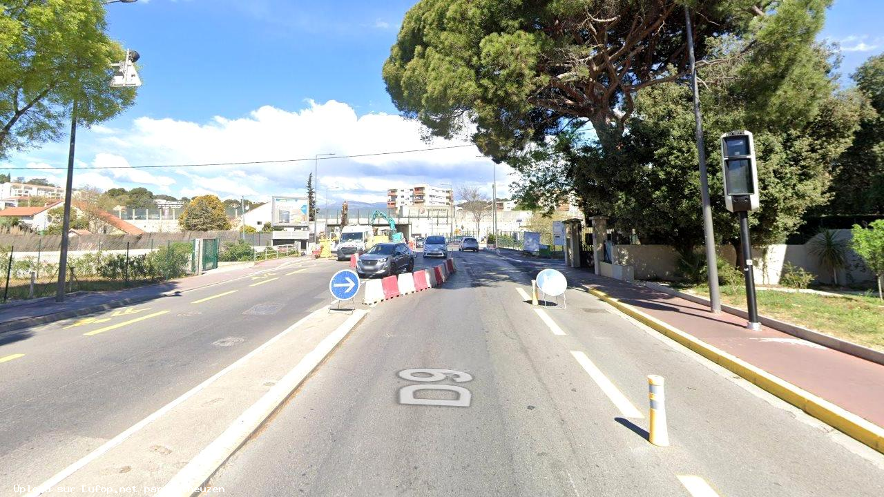 FRANCE photo du radar Cannes Avenue Michel Jourdan 06 - Alpes-Maritimes