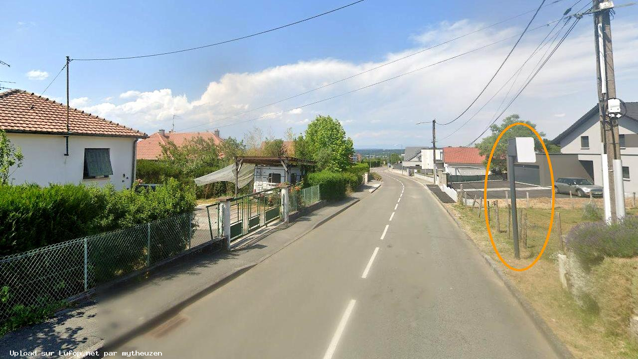 FRANCE photo du radar Bondeval D448 - rue de Seloncourt 25 - Doubs