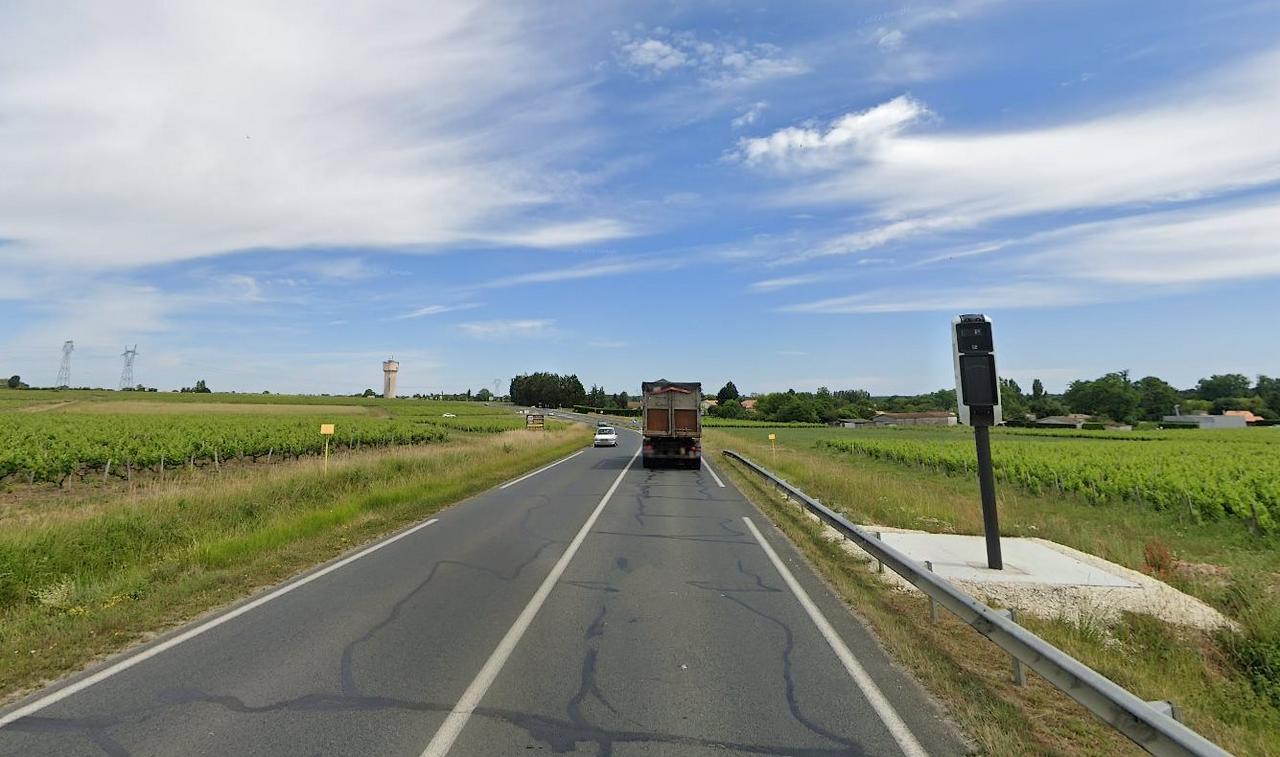 FRANCE photo du radar Saint-Laurent-Médoc D1215 33 - Gironde