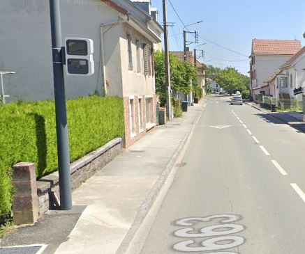 FRANCE photo du radar Sainte-Suzanne D663 25 - Doubs