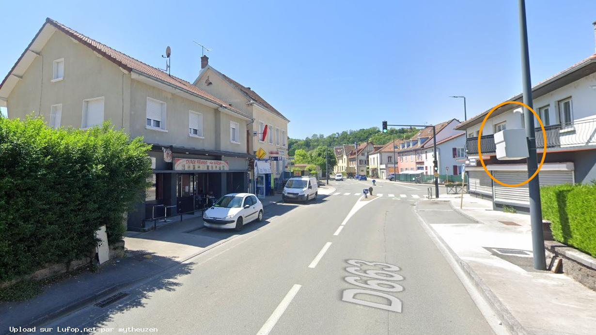 FRANCE photo du radar Sainte-Suzanne D663 25 - Doubs