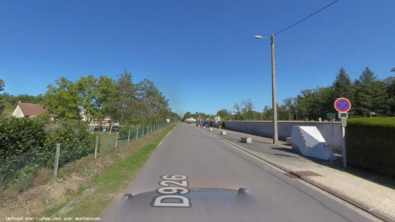 FRANCE photo du radar Neuvy-sur-Barangeon Route de la Chapelle 18 - Cher