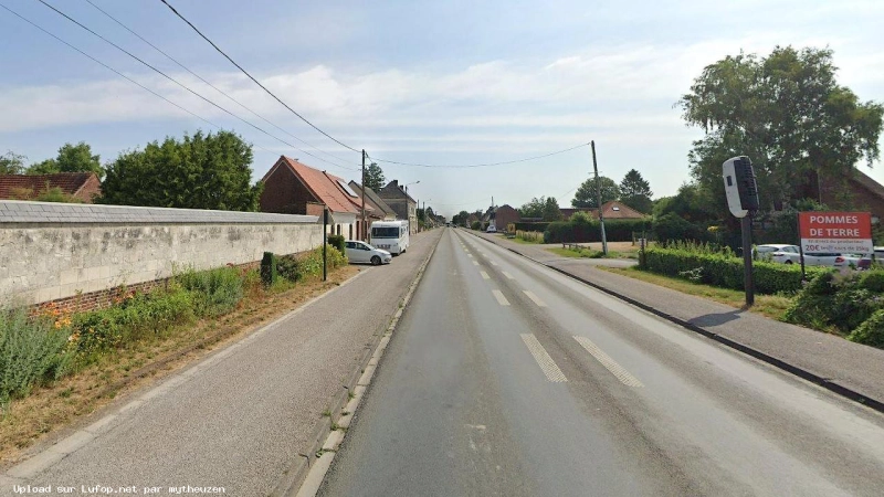 FRANCE photo du radar  Bavincourt N25 62 - Pas-de-Calais