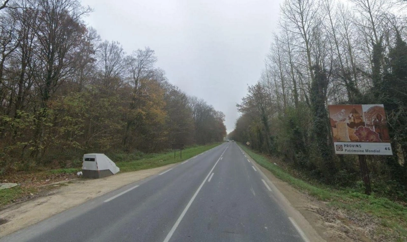 FRANCE photo du radar Bailly-Romainvilliers Rue du Pre des Merlans 77 - Seine-et-Marne