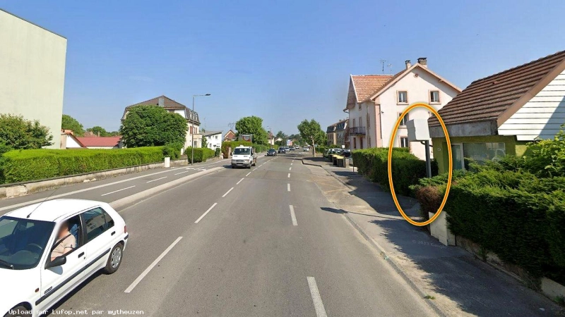 FRANCE photo du radar Seloncourt Rue d'Audincourt 25 - Doubs