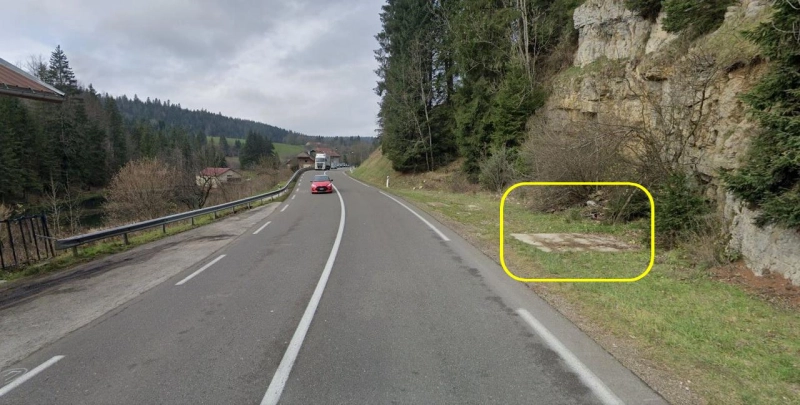 FRANCE photo du radar La Cluse-et-Mijoux La Gauffre 25 - Doubs FRANCE photo du radar La Cluse-et-Mijoux La Gauffre 25 - Doubs