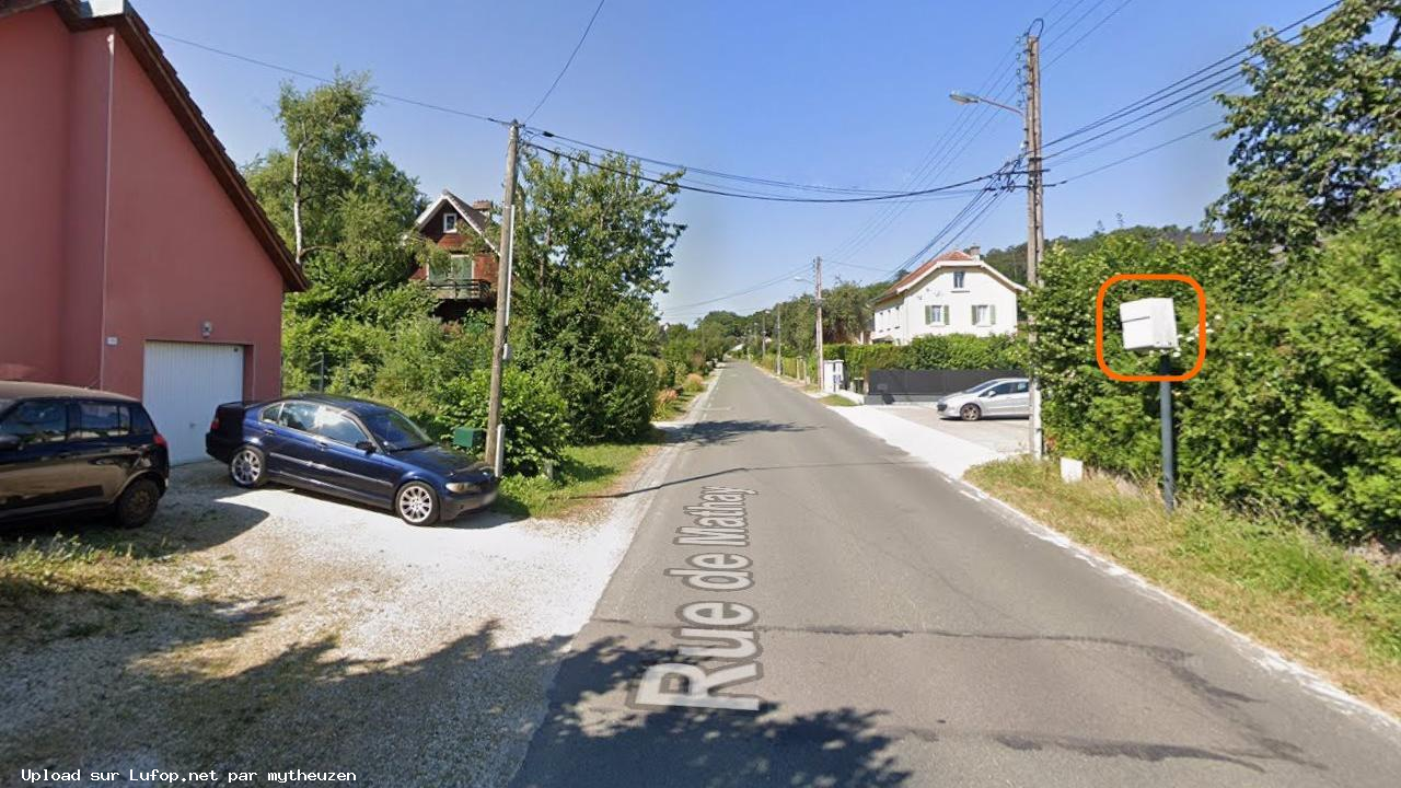 FRANCE photo du radar Valentigney Rue de Mathay 25 - Doubs