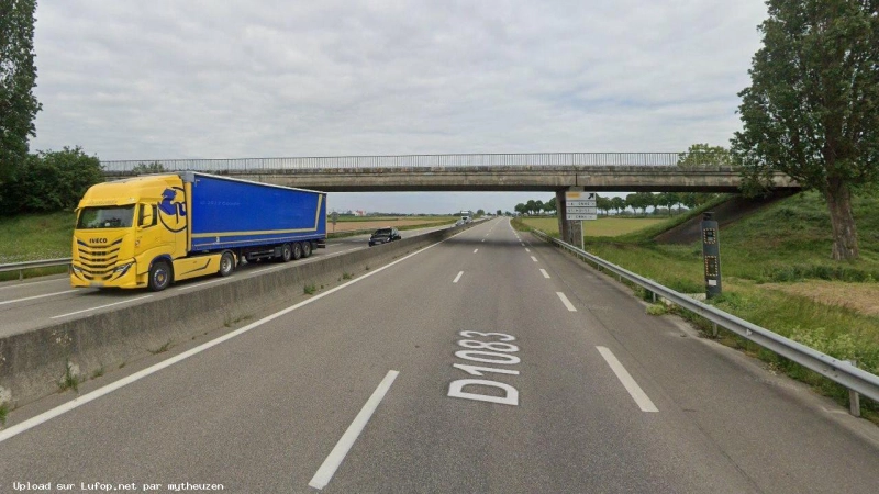 FRANCE photo du radar Matzenheim D1083 67 - Bas-Rhin FRANCE photo du radar Matzenheim D1083 67 - Bas-Rhin