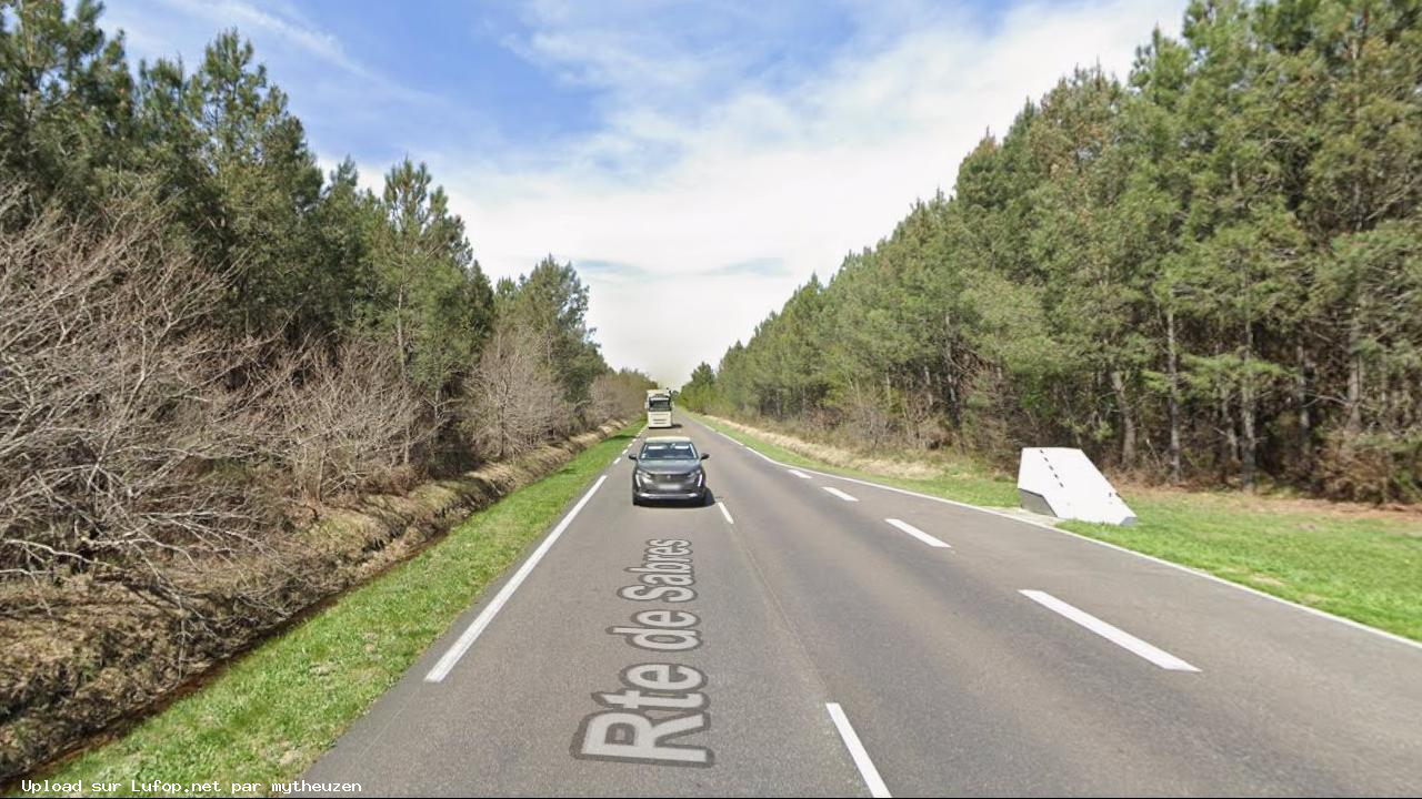 FRANCE photo du radar Luglon Route de Bordeaux 40 - Landes