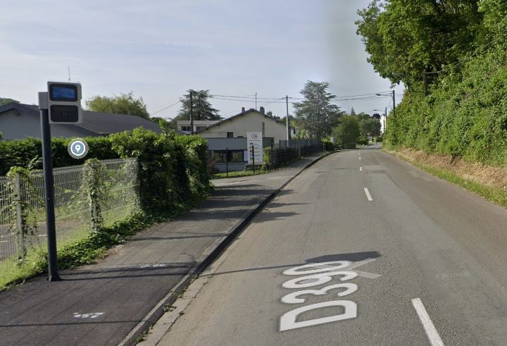 FRANCE photo du radar Montbéliard Route d’Hericourt 25 - Doubs