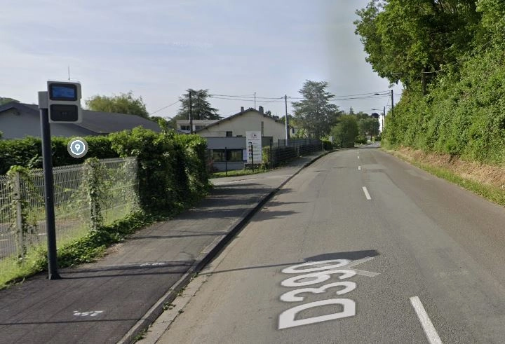 FRANCE photo du radar Montbéliard Route d’Hericourt 25 - Doubs