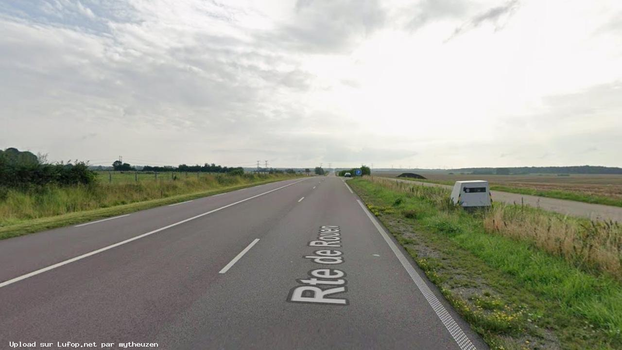 FRANCE photo du radar La Feuillie Route de Rouen 76 - Seine-Maritime